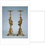 Two candle stands Torchères by Anonymous