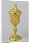 Jar with lid, made for the couple of Johan van Borssele van der Hoge and Anna Margaretha Elisabeth Coninck by Anonymous