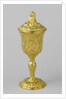 Jar with lid, made for the couple of Johan van Borssele van der Hoge and Anna Margaretha Elisabeth Coninck by Anonymous