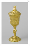 Jar with lid, made for the couple of Johan van Borssele van der Hoge and Anna Margaretha Elisabeth Coninck by Anonymous