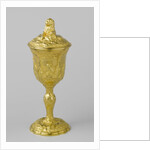 Jar with lid, made for the couple of Johan van Borssele van der Hoge and Anna Margaretha Elisabeth Coninck by Anonymous