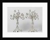 Two candelabra, Koninklijke Utrechtsche Fabriek van Zilverwerken van C.J. Begeer by M.J. Lens