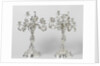 Two candelabra, Koninklijke Utrechtsche Fabriek van Zilverwerken van C.J. Begeer by M.J. Lens