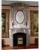 Mantel Piece with relief of Paris and Oenone by Jan Baptist Xavery