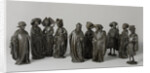 Ten weepers from the tomb of Isabella of Bourbon by Renier van Thienen
