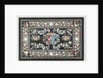 Table top with a coat of arms by Giovanni Leoni