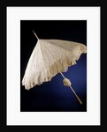 Parasol with deck of needle lace, point de gaze de Bruxelles, lined with crepe georgette by Anonymous