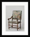 Armchair with tapestry upholstery by Anonymous
