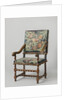 Armchair with tapestry upholstery by Anonymous