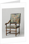 Armchair with tapestry upholstery by Anonymous