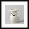Puzzle jug, Fopkan on stand ring with worked neck and C-shaped ear. Undecorated by Anonymous
