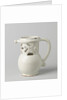 Puzzle jug, Fopkan on stand ring with worked neck and C-shaped ear. Undecorated by Anonymous