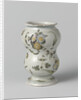Vase, painted with flowers vines by Anonymous