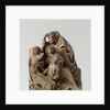 Mary, Joseph and three angels by Adriaen van Wesel