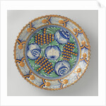 Dish with pomegranates by Anonymous