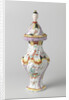 Three vases, part of a garniture, A, Jacobus Adriaens Halder by Anonymous