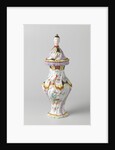Three vases, part of a garniture, A, Jacobus Adriaens Halder by Anonymous