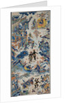 Tile panel with Chinese landscape by Anonymous