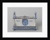 Inkstand with the coats of arms of Leiden, Delft and William III by Anonymous