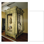 Four-poster bed by Anonymous