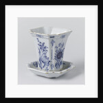 Two flowerpots and saucers by Anonymous