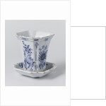 Two flowerpots and saucers by Anonymous