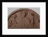 Tympanum from the abbey church of Egmond The Netherlands by Anonymous