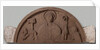 Tympanum from the abbey church of Egmond The Netherlands by Anonymous