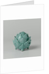 Butter dish of faience in the shape of an artichoke by Anonymous