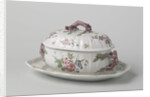 Terrine with lid on saucer by Anonymous