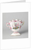 Flower Holder polychrome painted faience by Anonymous