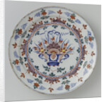 Dish polychrome faience by Anonymous
