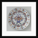 Dish polychrome faience by Anonymous