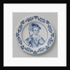 Dish with a Portrait of Prince William III as a Child by Anonymous