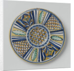 Plate with stylized motifs by Anonymous