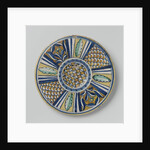 Plate with stylized motifs by Anonymous