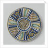 Plate with stylized motifs by Anonymous