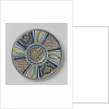 Plate with stylized motifs by Anonymous