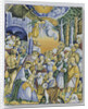 Plate with the adoration of Jesus by the Magi by workshop of Piero Bergantini