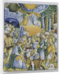 Plate with the adoration of Jesus by the Magi by workshop of Piero Bergantini