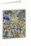 Plate with the adoration of Jesus by the Magi by workshop of Piero Bergantini