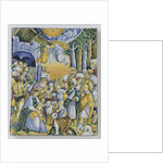 Plate with the adoration of Jesus by the Magi by workshop of Piero Bergantini