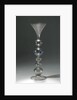 Wine glass with a hollow stem with five balls by Anonymous