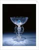 Wing Glass with six times lobed chalice by Anonymous