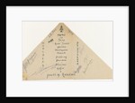 Christmas Menu, December 25, 1944, a prisoner of war camp Stalag dinner at the IV B Mühlberg a / d Elbe Germany by Anonymous
