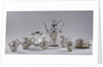 Tea and coffee service of J. D. Preuyt, farmer and mayor of Geervliet, given to him for his anniversary in 1873 by Anonymous