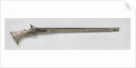 Matchlock Musket with flint lock of later period, Anonymous by Richard Bower