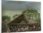 Diorama of a slave dance by Gerrit Schouten
