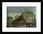 Diorama of a slave dance by Gerrit Schouten