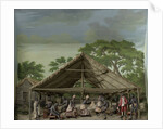 Diorama of a slave dance by Gerrit Schouten